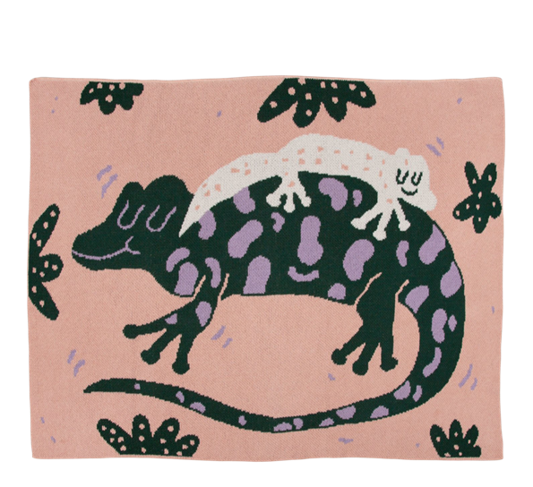 Lounge Lizards Mini Blanket 76 x 100 cm fra Slowdown Studio