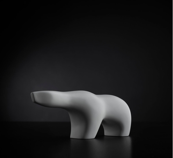 Isbjørn liten hvit Eikund