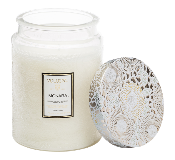 Duftlys 100t Mokara fra Voluspa