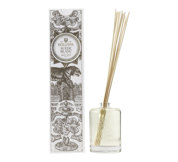 Duftspreder embossed 177 ml suede blanc fra Voluspa