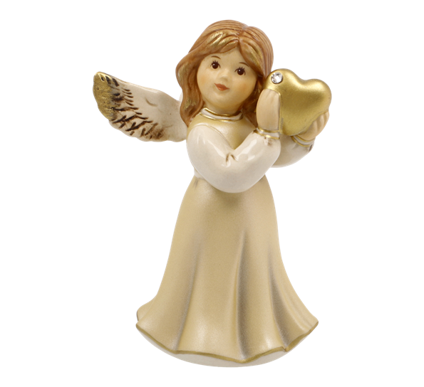 Champagne engel Follow Your Heart med Swarovski®-krystall 8,5 cm fra Goebel