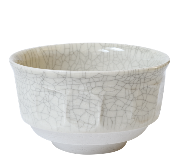 Dashi skål 60 cl Quartz Craquelé fra Jars Céramistes