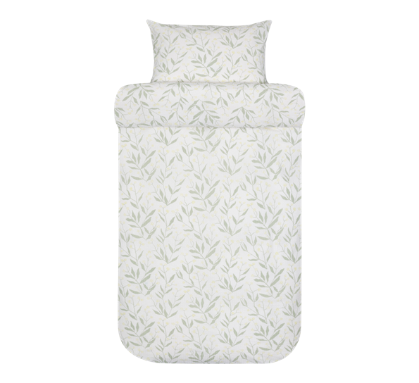 Thale sengesett krepp grønn 200x220 cm Høie