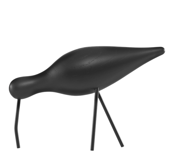 Shorebird stor sort sort fra Normann Copenhagen