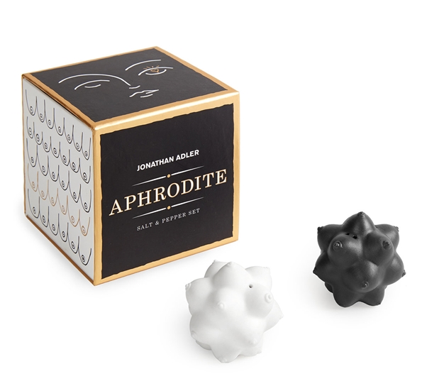 Aphrodite salt- og pepperbøsser