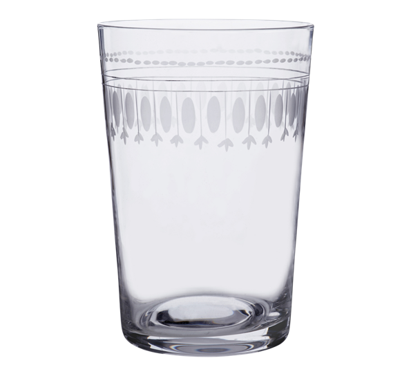 Tumbler drikkeglass ovals 210 ml stk klar fra The Vintage List