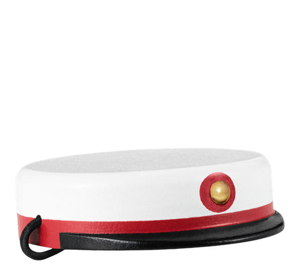 Studenterlue rød til medium apekatt fra Kay Bojesen