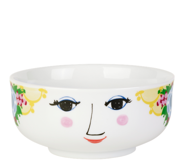 Eva bolle 15,5 cm blå fra Bjørn Wiinblad