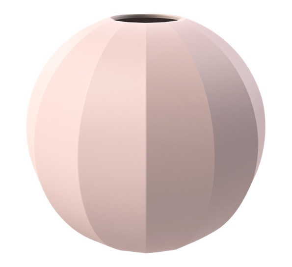 Edge Ball vase 15 cm støvrosa fra Cooee Design