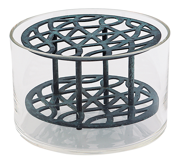 Äng vase blå-grønn liten fra Klong