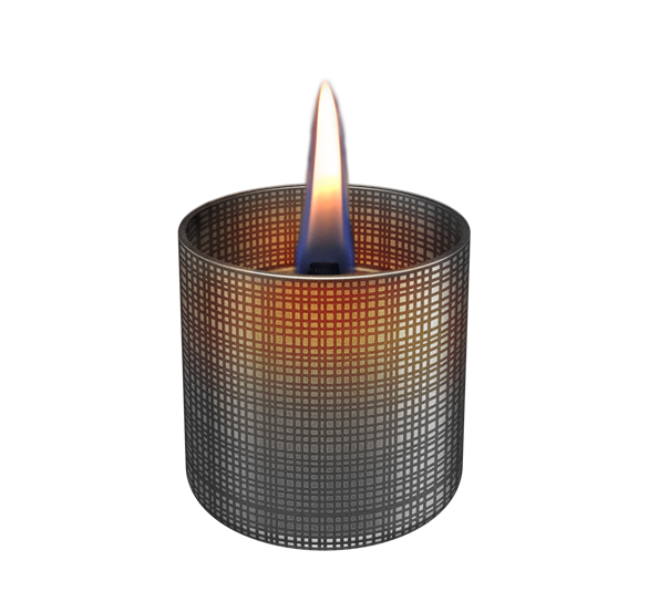 Lilly 8 sandblåst lykt sort fra Tenderflame