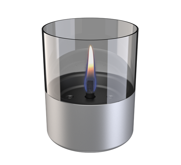 Lilly 10 lykt lys grå fra Tenderflame