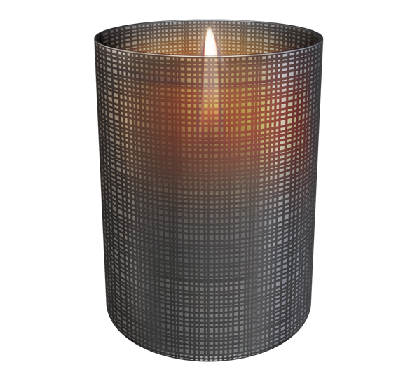 Lilly 10 sandblåst lykt sort fra Tenderflame