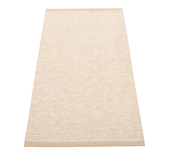 Sam matte med lintråd beige 70x150 cm fra Pappelina
