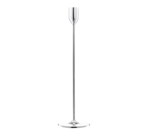 Nattlight lysestake 36,5 cm sølv fra Skultuna