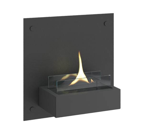 Square 90 peis sort fra Tenderflame