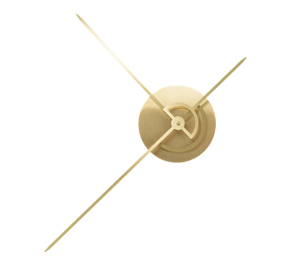 <p>Phei veggklokke messing/messing Nordahl Konings</p>
