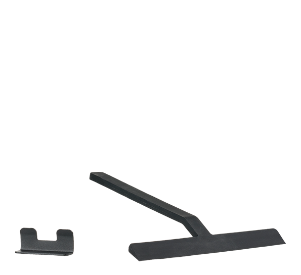 Rim dusjnal med holder 52x30 cm sort fra Zone