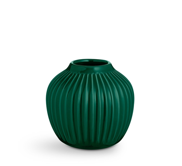 Hammershøi vase dypgrønn 12,5 cm fra Kähler