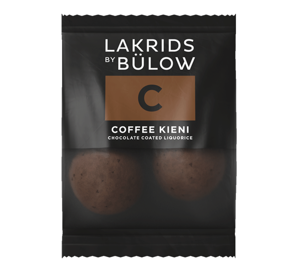 Coffee Kieni C lakris med sjokolade mini 3.000g fra Lakrids By Johan Bülow