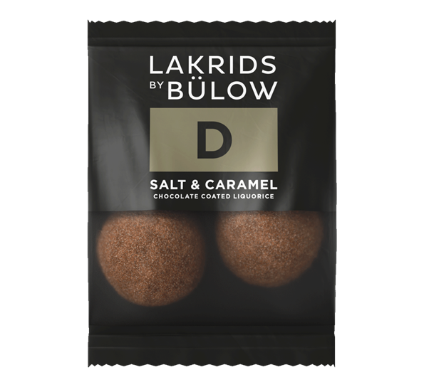 Salt & Caramel D lakris med sjokolade mini 3.000g fra Lakrids By Johan Bülow