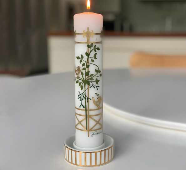 Kalenderlys vinterhage og fugler fra Jette Frölich