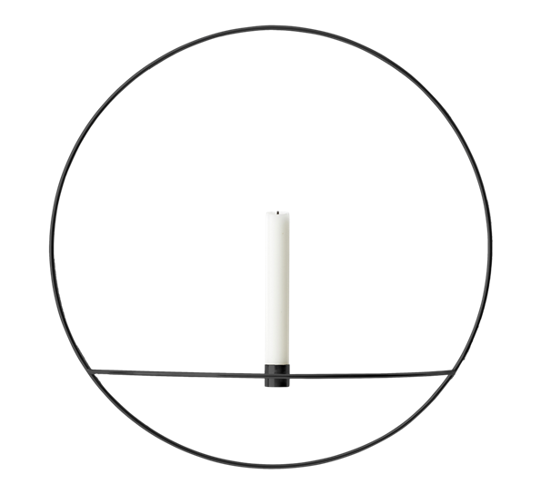 POV circle lysestake sort stor fra Audo Copenhagen