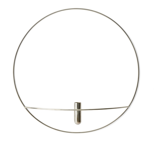 POV circle vase sølv fra Audo Copenhagen