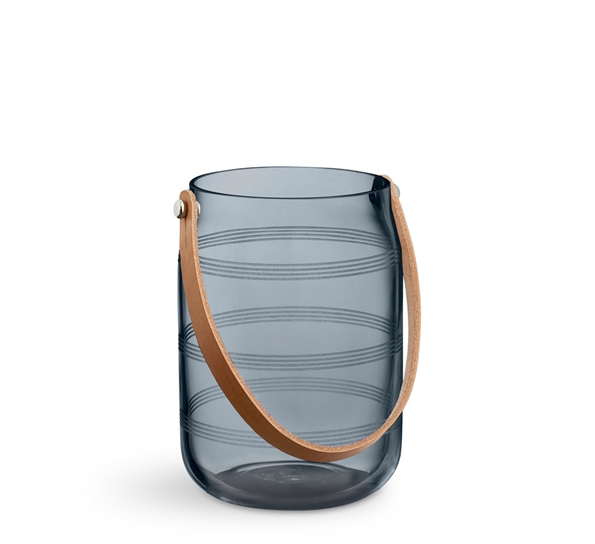 Omaggio lanterne stålblå 16 cm fra Kähler