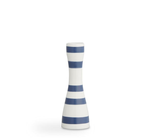 Omaggio lysestake liten stålblå 16 cm fra Kähler