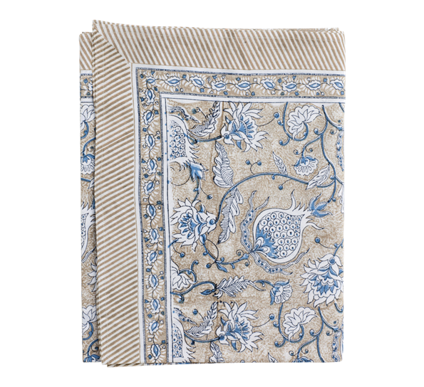 Pomegranate duk blå Ø220cm fra Chamois