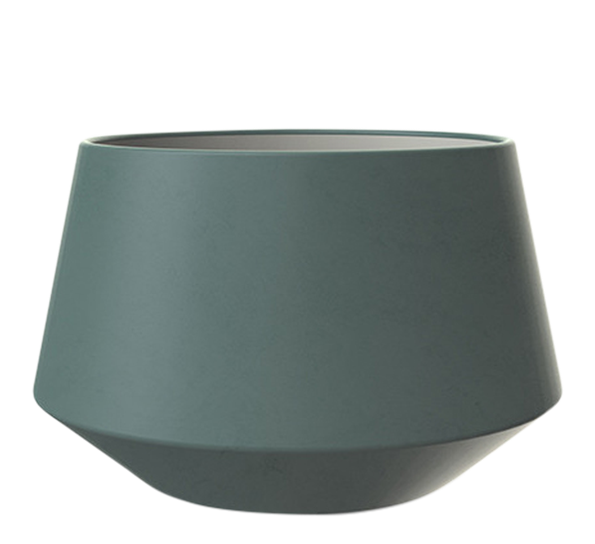 Convex potteskjuler 9,5 cm mørk grønn fra Cooee Design