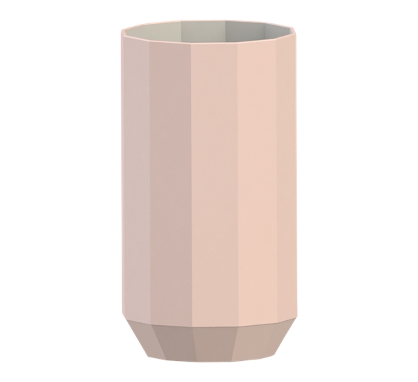 Edge vase 25 cm støvrosa fra Cooee Design