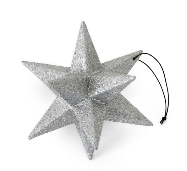 <p>Polygon mega star silver juletrepynt Nordstjerne</p>
