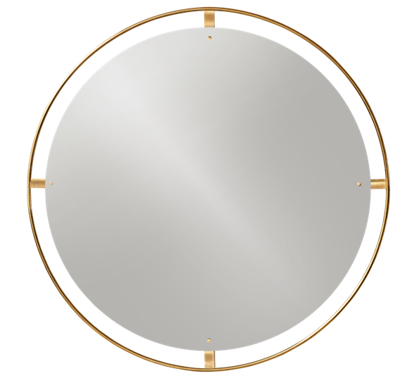 Nimbus speil ø110 cm messing fra Audo Copenhagen