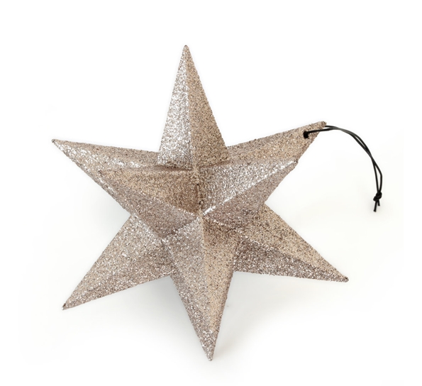 <p>Polygon mega star champagne juletrepynt Nordstjerne</p>
