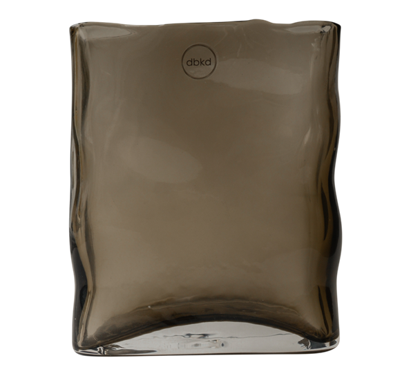 Meadow vase 18 cm brun fra DBKD