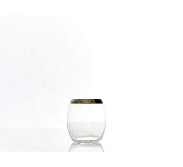 Platin Lowball glass 2-pk fra Frederik Bagger