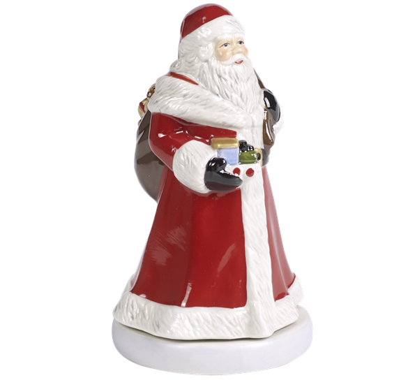 Nostalgic Melody julenissen spilledåse 9x9x15 cm fra Villeroy & Boch