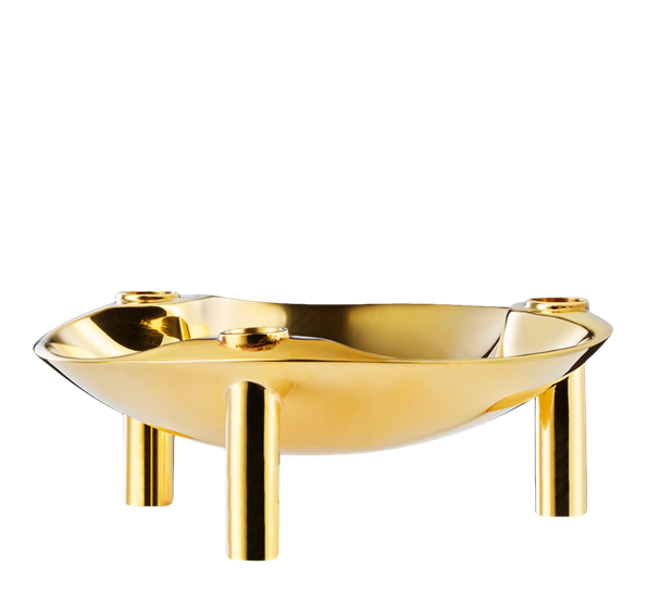 STOFF skål messing fra Stoff Copenhagen