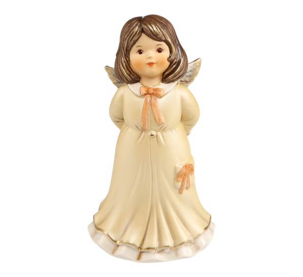 Champagne engel Little Singer 11 cm fra Goebel
