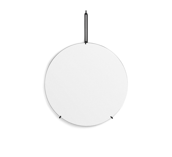 Moebe veggspeil sort 50 cm