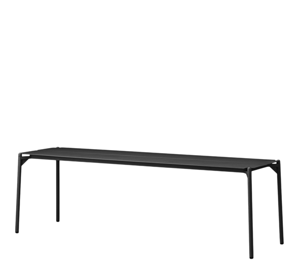 Novo benk sort sort 145 x W42 x H45,5 cm fra AYTM