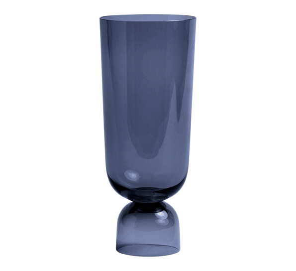Bottoms Up vase L navy blue fra HAY