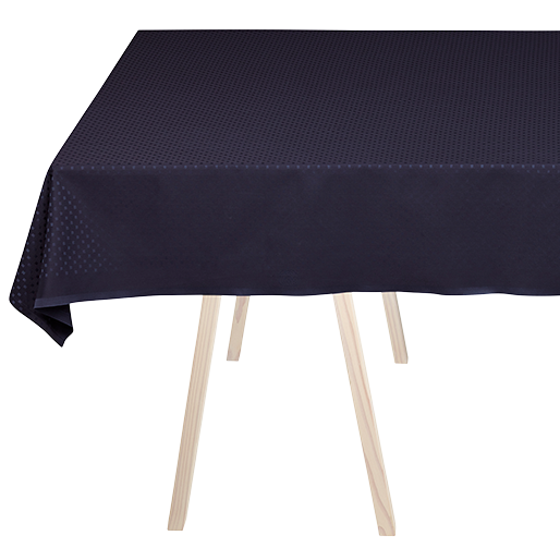 Snowflakes duk 140x310 cm mørk blå fra Georg Jensen Damask