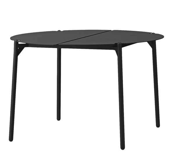 Novo lounge bord rundt svart svart ø70 x H45 cm fra AYTM