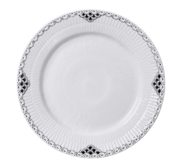 Sort Riflet Blonde asjett 22cm fra Royal Copenhagen