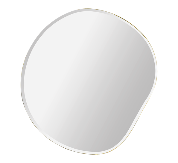 Pond speil lite messing fra Ferm Living