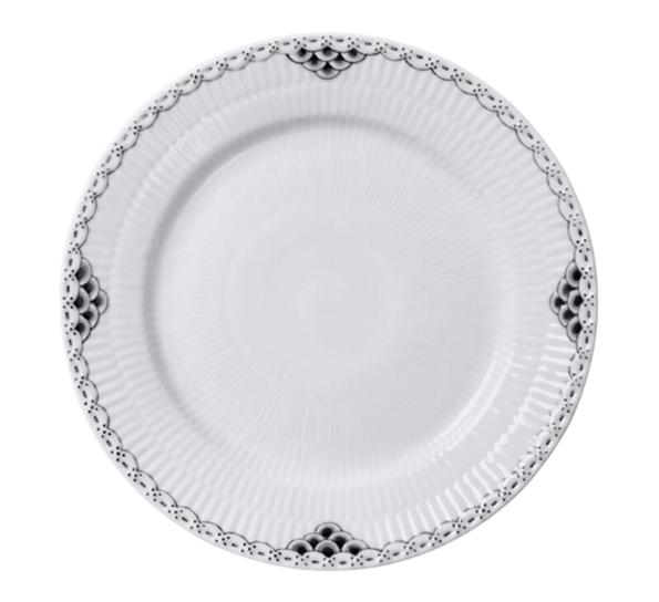 Sort Riflet Blonde dessertasjett 19cm fra Royal Copenhagen