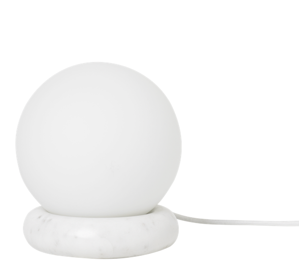 Rest lampe hvit marmor fra Ferm Living